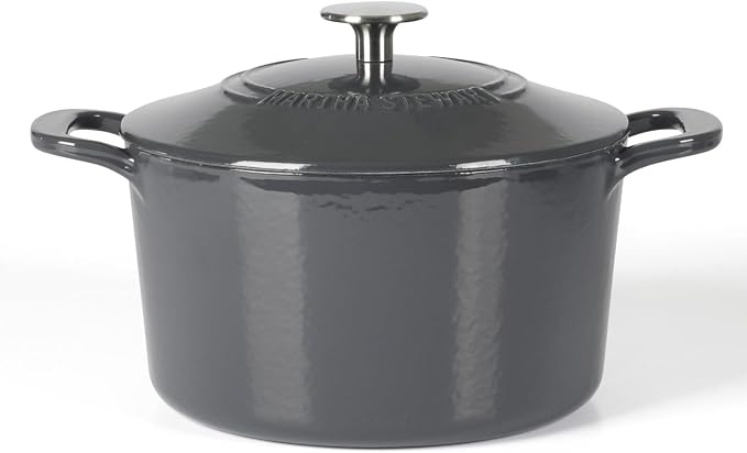 Martha Stewart Gatwick 4 Quart Enamel Cast Iron Dutch Oven by MarthaStewart