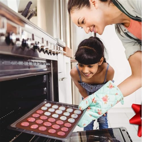 Cocoarm Macaron Silicone Mat, 48 Capacity Silicone Sheet Mat Baking
