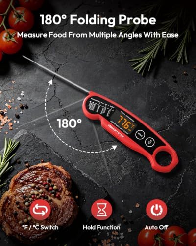 Maestri House 1-Second Rechargeable Meat Thermometer