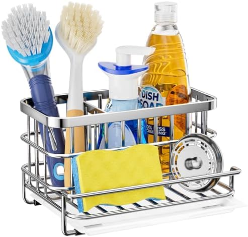 HapiRm Kitchen Sink Organizer, SUS304 Stainless Steel Rustproof