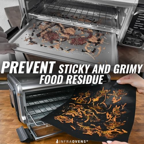 INFRAOVENS Reusable Mats Compatible with Ninja Foodi SP101 SP201 SP301
