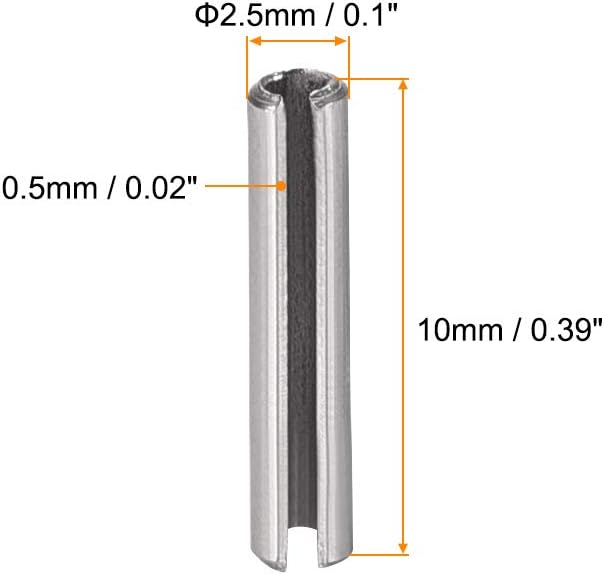 uxcell Slotted Spring Pin - Image 2