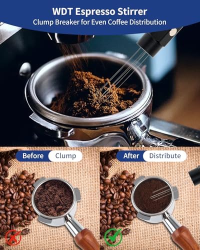 7 Pack 54mm Espresso Accessories – Tamper Station, Coffee Distributor
