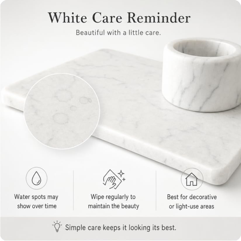 2PCS Water Absorbing Stone Drying Tray for Kitchen Counter & Bathroom
