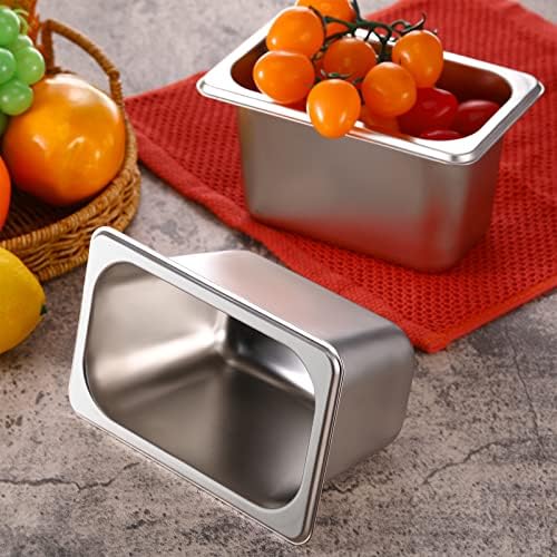 Thenshop 10 Pcs 1/9 Metal Hotel Steam Table Pan 4" Deep, American