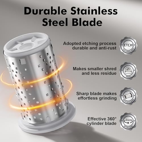GDL Rotary Parmesan Cheese Grater, Hand Crank