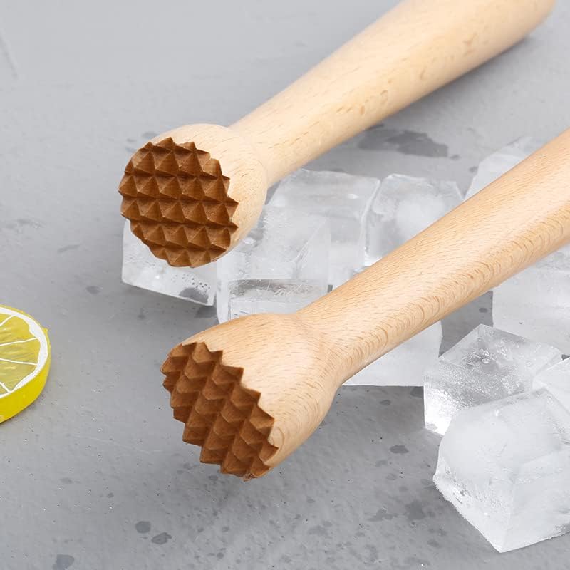 Wooden Muddler for Cocktails 10 Inch