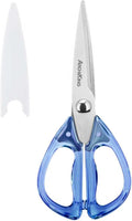 8.0inch Kitchen Shears, Sharp Stainless Steel Meat & Poultry Scissors, by ARCHIKING
