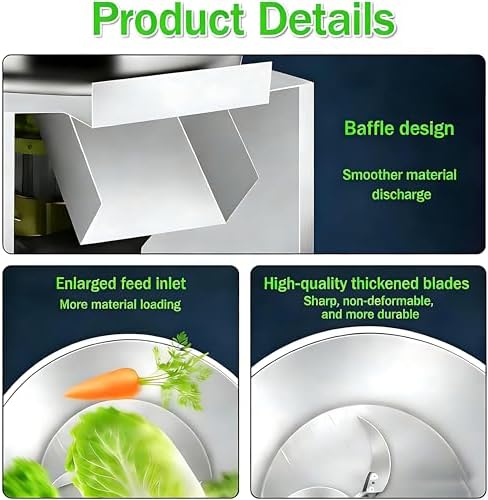 Commercial Food Processor, 1800W, 120Kg/h Capacity