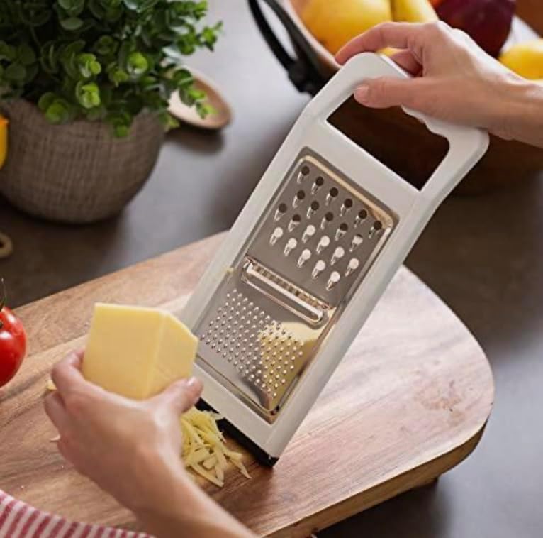 Rocky Mountain Goods Classic Flat Handheld Cheese Grater - Stainless