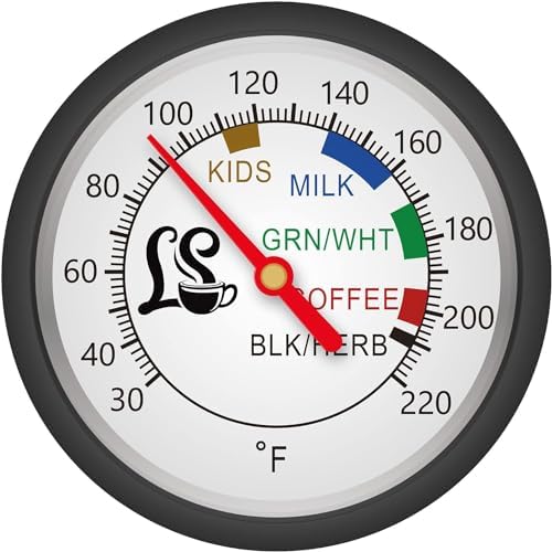 London Sip RiteTemp Gooseneck Kettle with Thermometer, 1200 mL