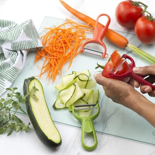 GoodCook Vegetable Peeler Assorted Set of 3 Y Swivel Peelers