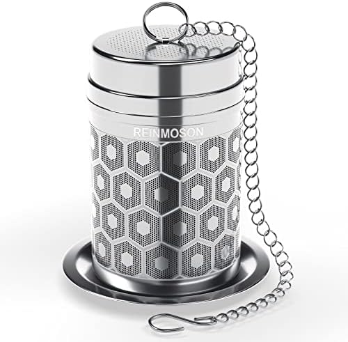 Reinmoson Extra Fine Mesh Tea Infuser for Loose Leaf Tea Steeper