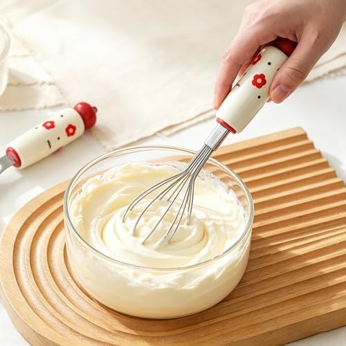5 Pcs Mini Kitchen Utensils Set Cute Stainless Steel Egg Whisk, Potato