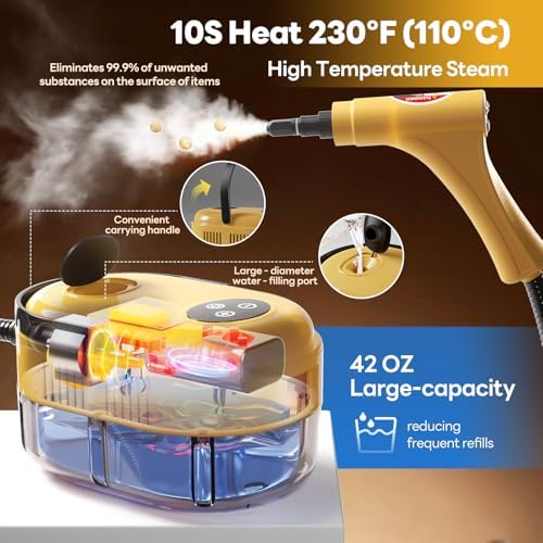 Handheld 15-in-1 Steam Cleaner