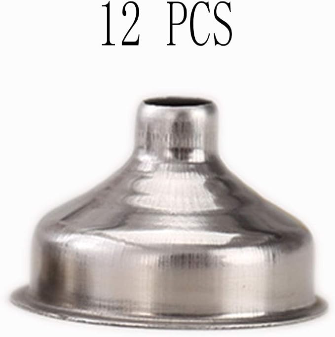 12 Pcs Stainless Steel Mini Funnels 1.25 Inch - Image 4