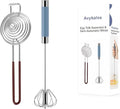 Semi Automatic Whisk & Egg Yolk Separator, Stainless Steel Mini Hand Push Whisk by Unknown