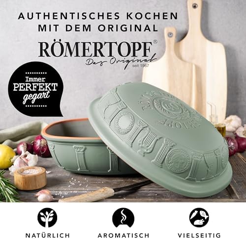 Römertopf 40th Anniversary Roasting Dish 3.5 L Green