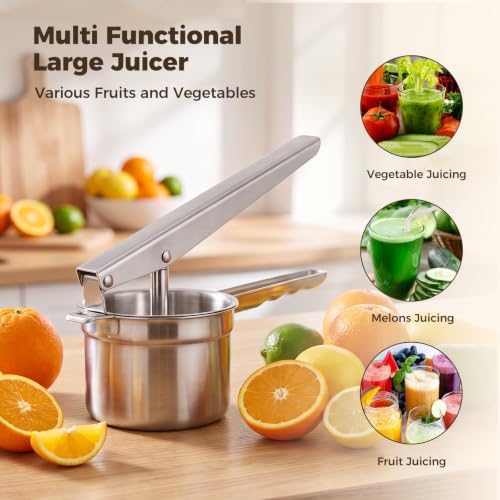 304 Stainless Steel Manual Citrus Press