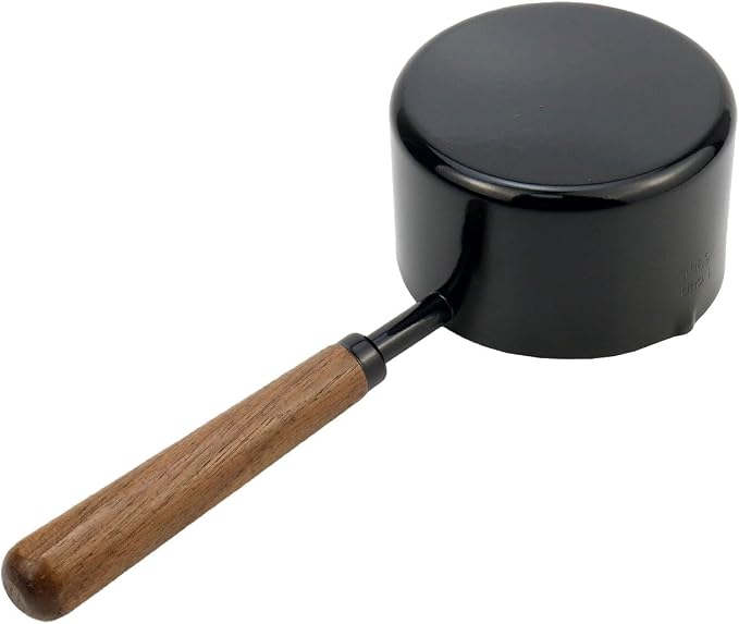 1pcs 1 Cup Measuring Cup with Wooden Handle Stainless Steel Measuring Scoop - Image 2