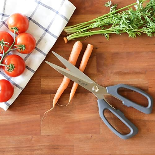 TECHEF Kitchen Shears, All Purpose Scissors, Dishwasher Safe, Heavy