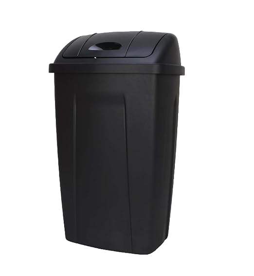 13 Gallon Kitchen Trash Can, Durable Plastic Waste Bin by Unknown