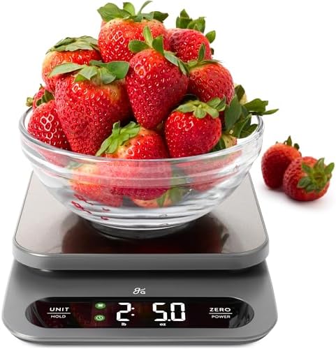 Greater Goods Digital Food Scale for Kitchen & Baking, 22lb High