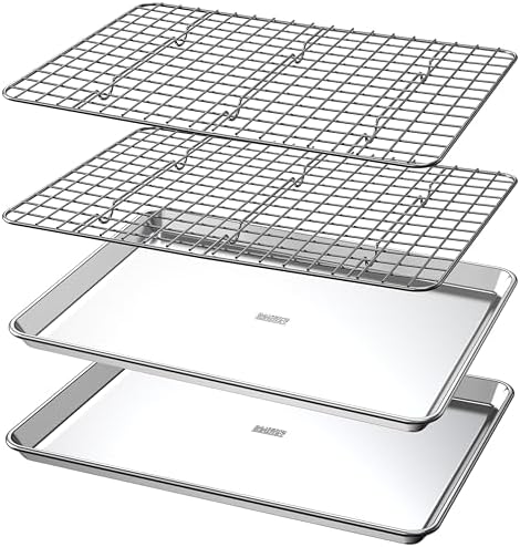 Baker's Secret 4pcs Set, 2x Baking Trays for Oven, 100% Recycled