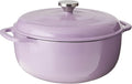 Lodge 7.5 Quart Enameled Cast Iron Oval Dutch Oven by Lodge