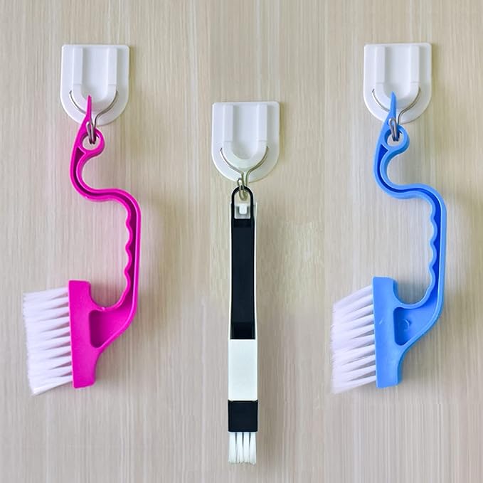Crevice Gap Cleaning Brush Tool, 2 in 1 Dustpan Cleaning Brushes, Shutter Door - Image 4