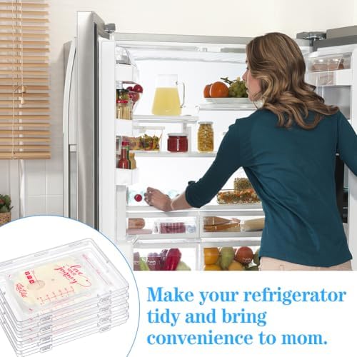 Clear Breastmilk Storage Organizers, 8 Pack