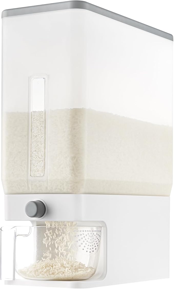 Lifewit Rice Dispenser 25 Lbs, Rice Storage Container Sealed Moisture Proof by Lifewit