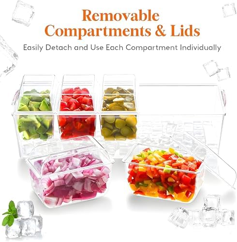 Condiment Containers with lids Stainless Steel 5 Spoons, 5 Forks and 2