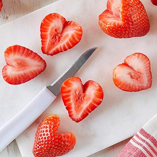 Strawberry Huller Stem Remover and Strawberry Slicer Set,Potatoes