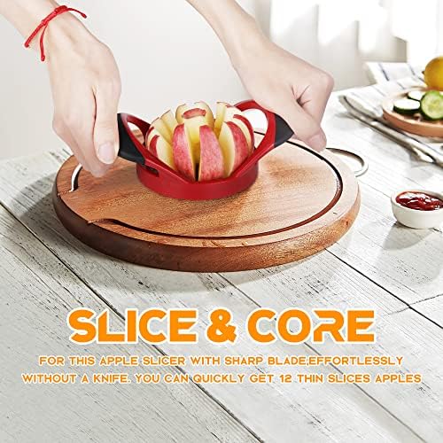 Supercenter Apple Cutter, Apple Corer and Slicer - 4.72 Inch Apple