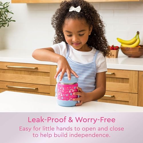 Bentgo Kids Stainless Steel Leak-Proof Food Jar for Hot or Cold Food