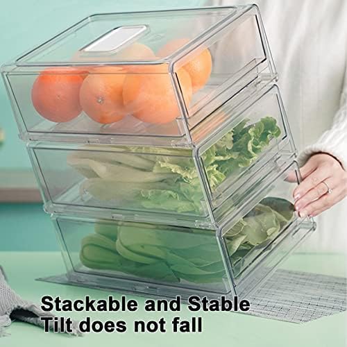 YekouMax Pantry Organizers and Storage Bins, Refrigerator Organizer