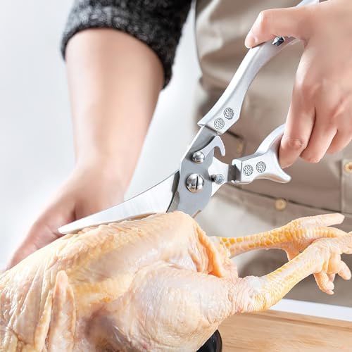 Zicolu Poultry Shears Heavy Duty Professional, Multipurpose Kitchen