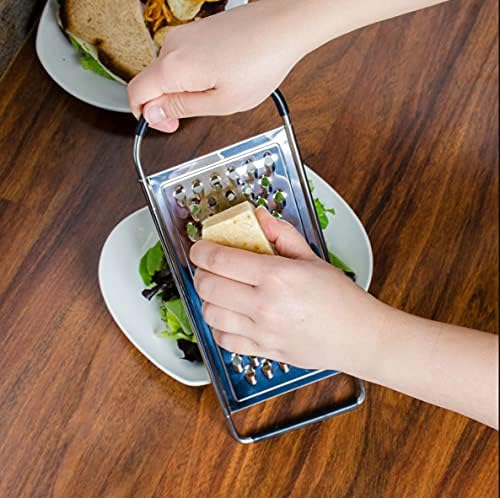Metal Magery Stainless Steel Extra Course Handheld Non Slip Flat