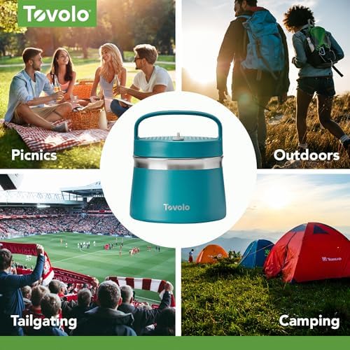 Tovolo Insulated Food Container for Hot and Cold Food 1 Quart
