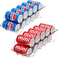 Simple Houseware Mini Soda Can Organizer Dispenser Fridge/Pantry, Set of 2