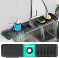 24'' Longer Faucet Mat for Kitchen Sink Splash Guard Drain Mat Behind