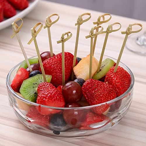 200 PCS Cocktail Picks, Fancy Toothpicks for Appetizers, Mini Food