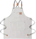 Tosewever Canvas Cross Back Chef Cotton Aprons by Tosewever