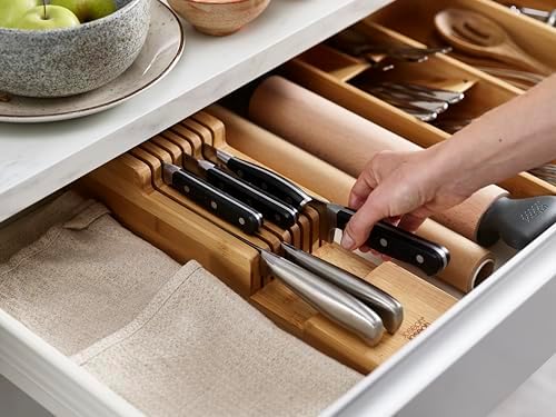 Joseph Joseph DrawerStore Compact Knife Organizer, holds up to 9