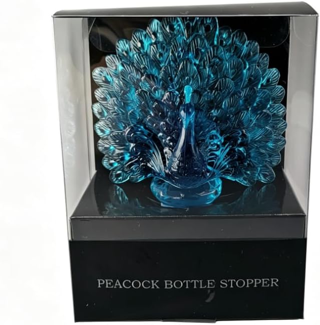 Silicone Wine Bottle Stopper Peacock Creative Wine Beverage Bottle