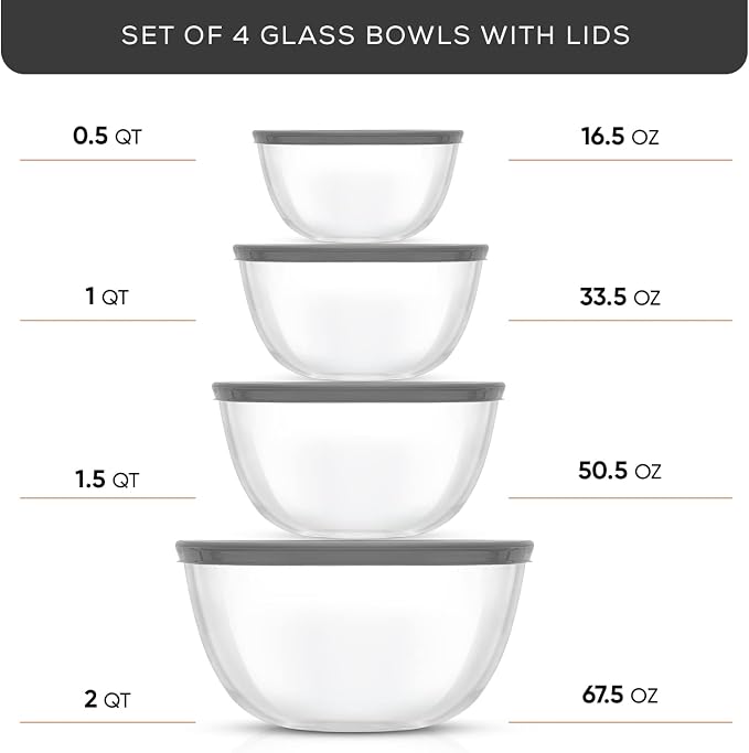 JoyJolt Kitchen Mixing Bowls - Image 2