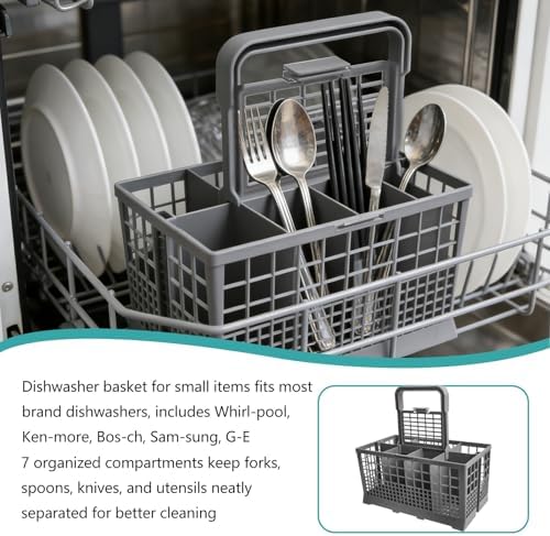 7-compartment universal dishwasher silverware cutlery basket