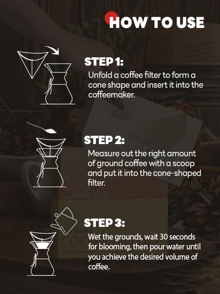 Bake Choice Coffee Filters, 5-13 Cups, for Pour-Over Coffee Makers