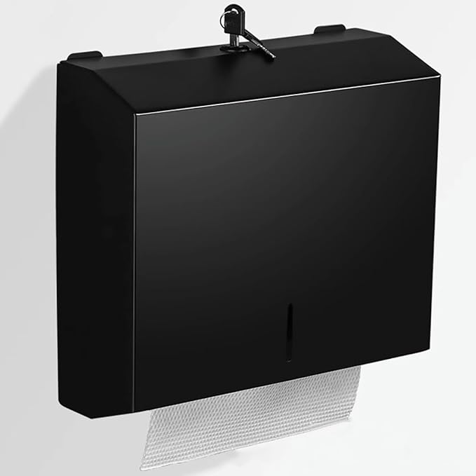 Comercial Paper Towel Dispenser Wall Mount, Stainless Steel Hand Towel Dispenser by TOBEFORT